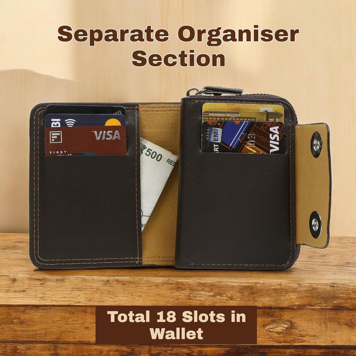 Smart Wallet Modern Design Pocket Friendly Size