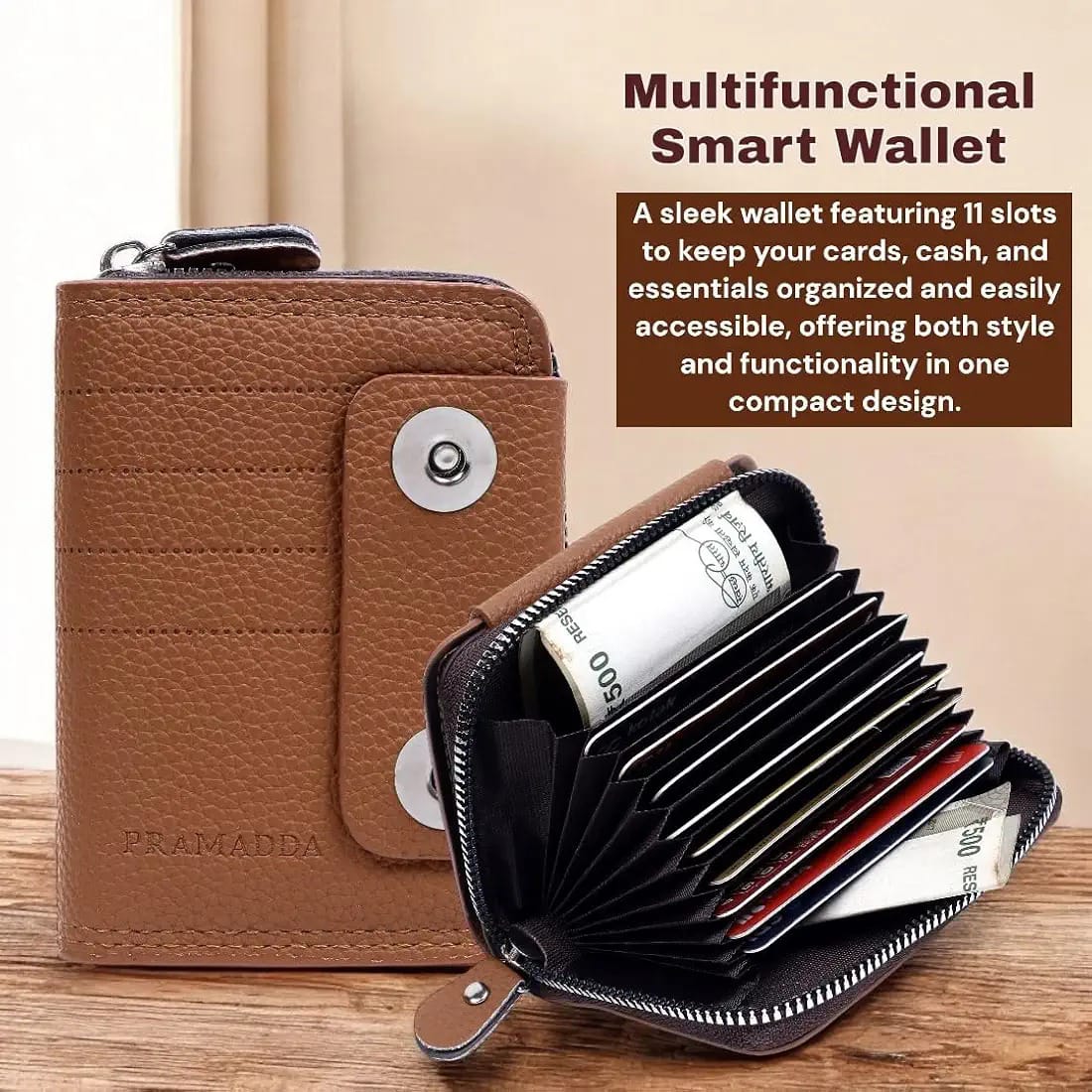 Smart Wallet Modern Design Pocket Friendly Size