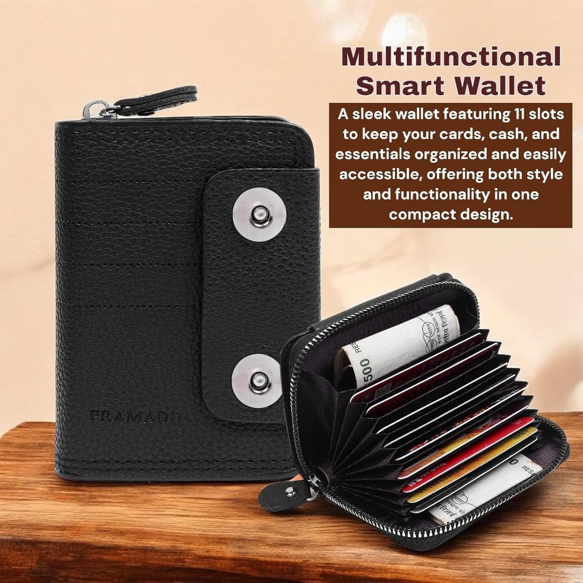 Smart Wallet  Modern Design Pocket Friendly Size